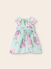 Vestido estampado Água (Verde Água)  para Bebé Menina - Mayoral