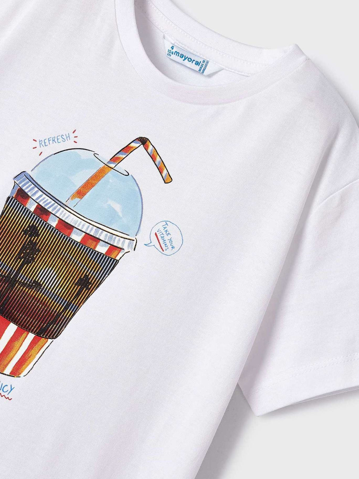 T´shirt lenticular hd Branco (Branco)  para Menino - Mayoral