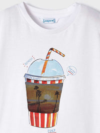 T´shirt lenticular hd Branco (Branco)  para Menino - Mayoral