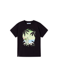 Camiseta "paradise" Preto (Preto)  para Menino - Mayoral