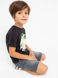 Camiseta "paradise" Preto (Preto)  para Menino - Mayoral