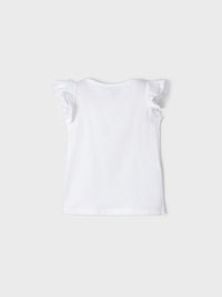 T´shirt aplicações Branco (Branco)  para Menina - Mayoral