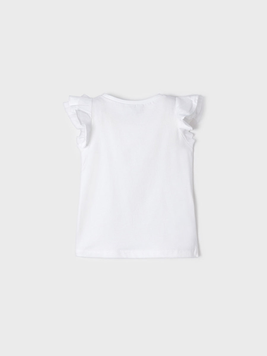 T´shirt aplicações Branco (Branco)  para Menina - Mayoral