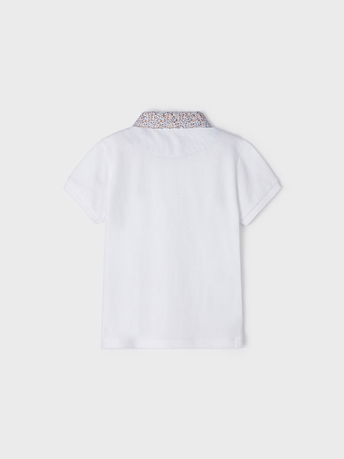 Polo m/curta contrastes Branco (Branco)  para Menino - Mayoral