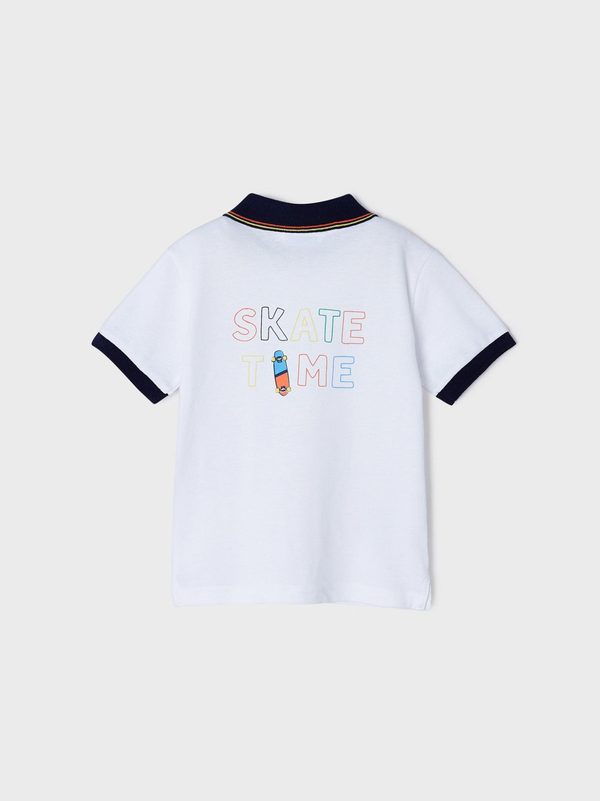 Polo m/curta prints Branco (Branco)  para Menino - Mayoral