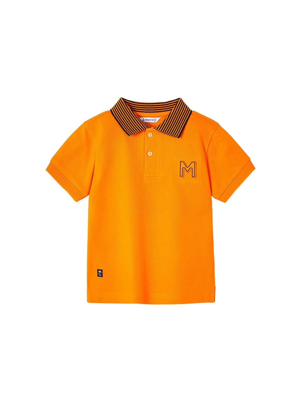 Polo m/curta embossed Manga (Laranja)  para Menino - Mayoral