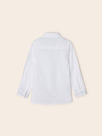 Camisa m/comp. linho tailorin Branco (Branco)  para Menino - Mayoral