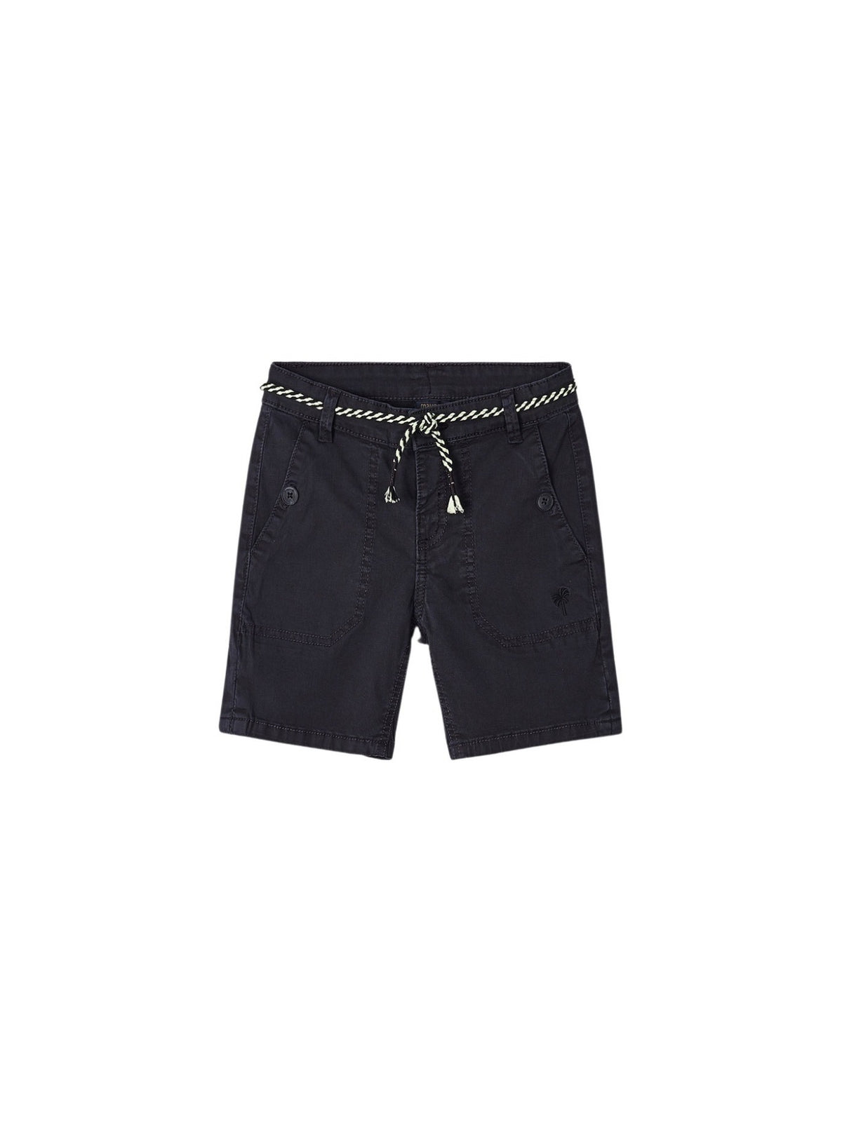 Bermuda cordão cinto Preto (Preto)  para Menino - Mayoral