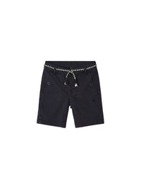 Bermuda cordão cinto Preto (Preto)  para Menino - Mayoral