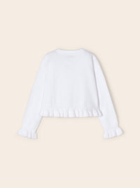 Casaco tricot Branco (Branco)  para Menina - Mayoral
