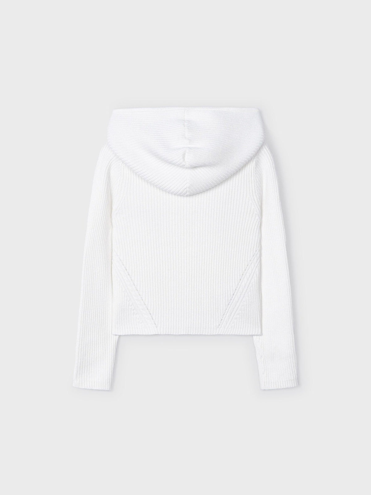 Casaco tricot canelado Branco (Branco)  para Menina - Mayoral