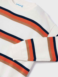 Jersey riscas Toranja (Laranja)  para Menino - Mayoral