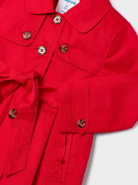 Gabardina Vermelho (Vermelho)  para Menina - Mayoral