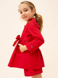 Gabardina Vermelho (Vermelho)  para Menina - Mayoral