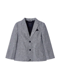 Jaqueta linho tailoring Riscas (Azul)  para Menino - Mayoral
