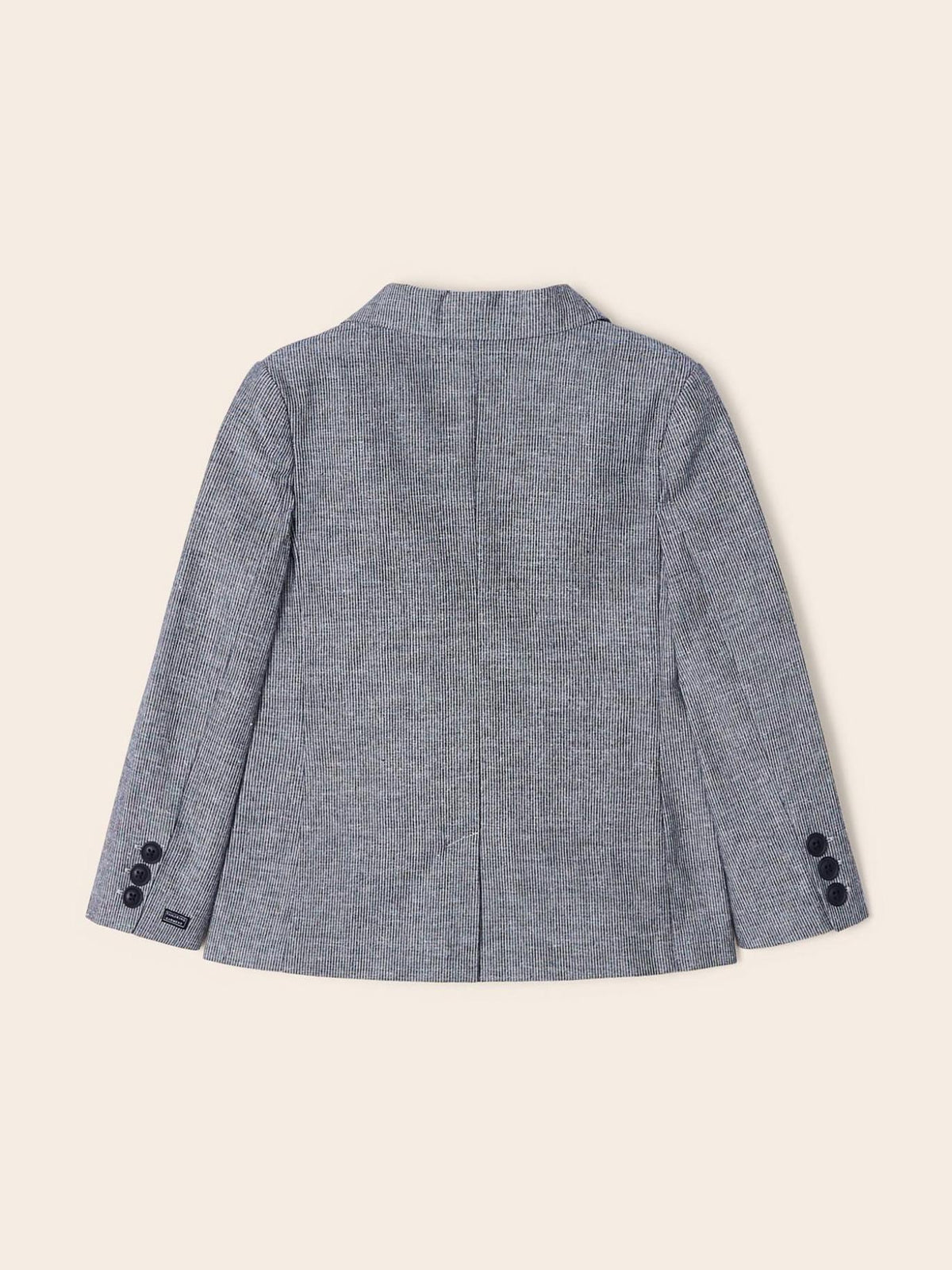 Jaqueta linho tailoring Riscas (Azul)  para Menino - Mayoral