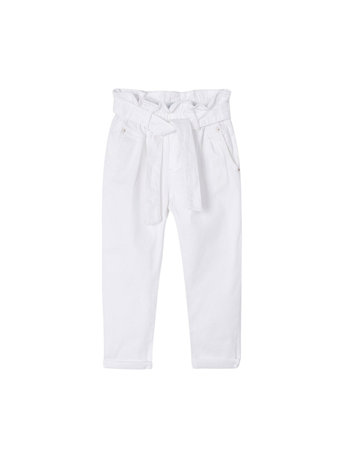 Calça slouchy Branco (Branco)  para Menina - Mayoral