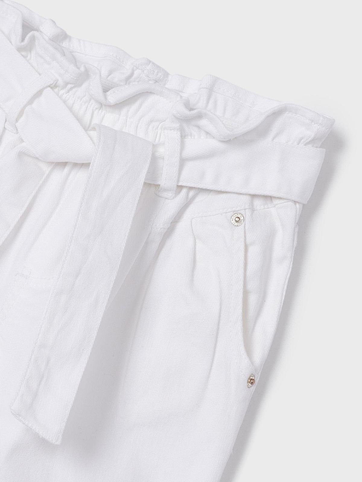 Calça slouchy Branco (Branco)  para Menina - Mayoral