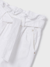 Calça slouchy Branco (Branco)  para Menina - Mayoral