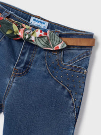 Calça com cinto Base (Ganga)  para Menina - Mayoral