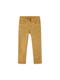 Calça sarja elastan skinny Camel (Castanho Claro)  para Menino - Mayoral