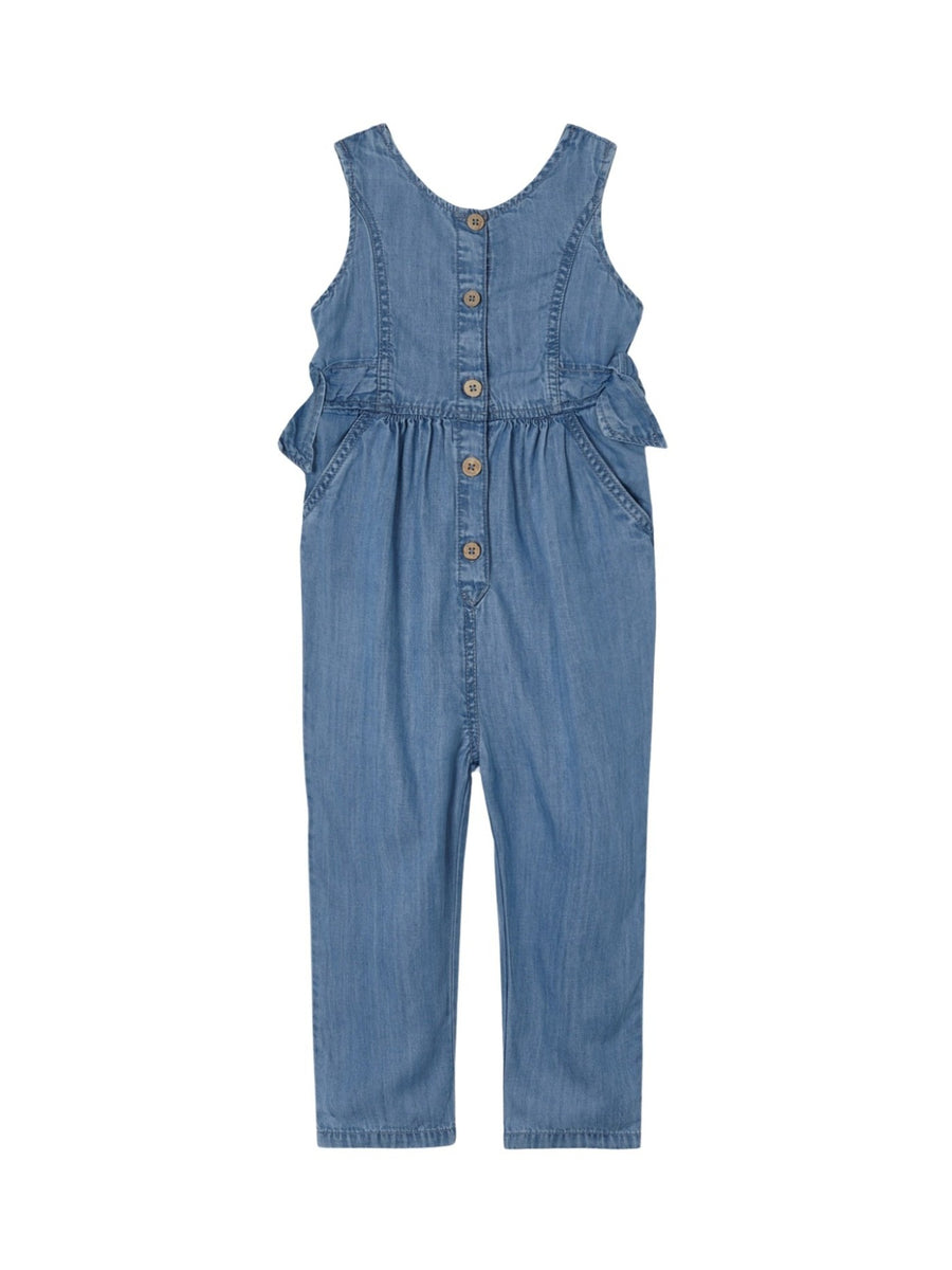 Macacão fuido Azul ganga (Ganga)  para Menina - Mayoral