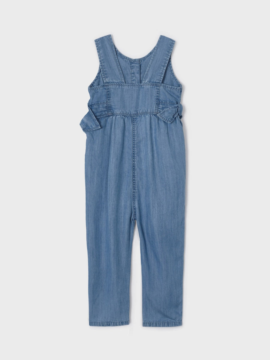 Macacão fuido Azul ganga (Ganga)  para Menina - Mayoral