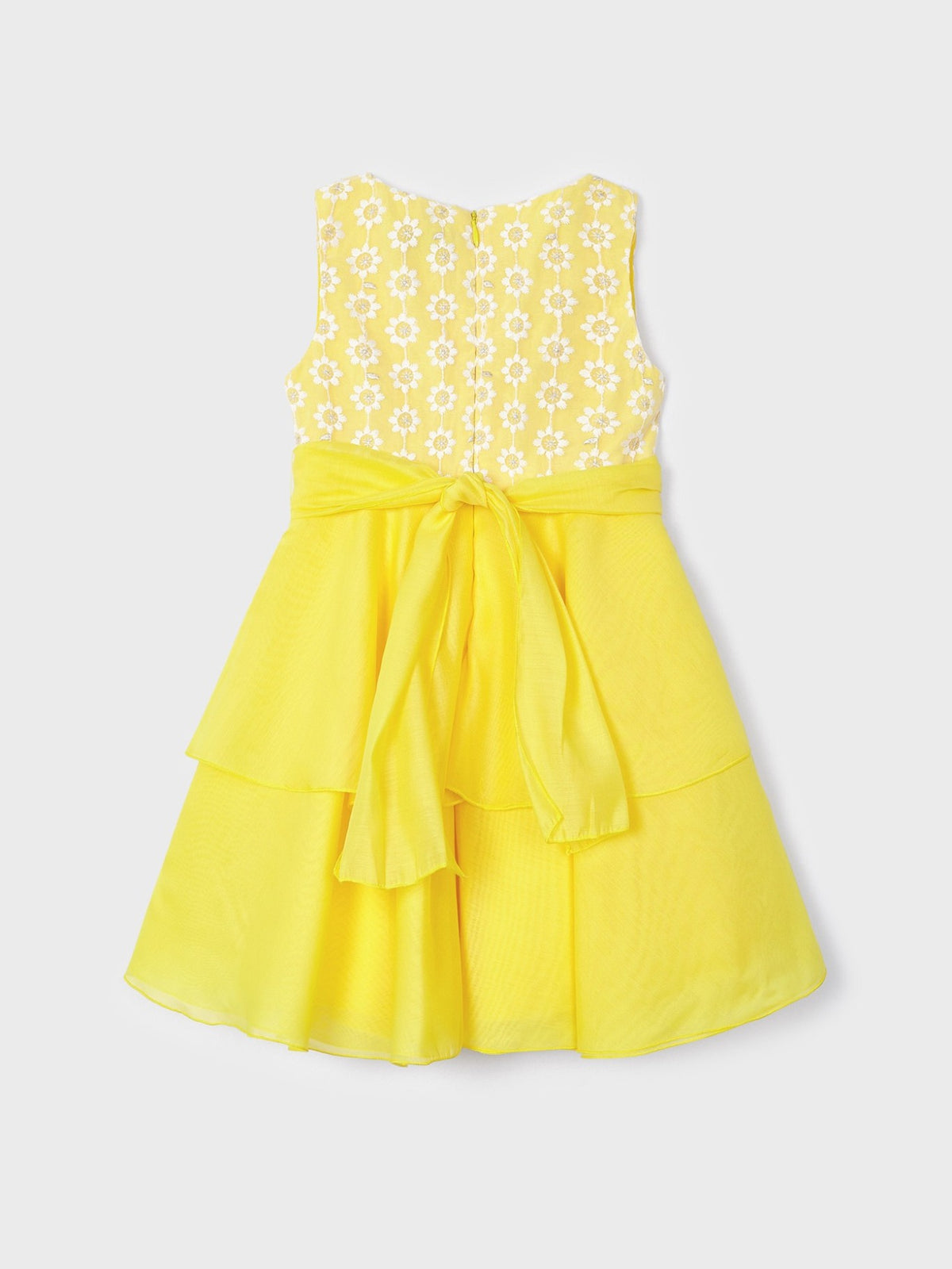 Vestido bordado Mimosa (Amarelo)  para Menina - Mayoral