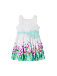 Vestido orla Água (Verde Água)  para Menina - Mayoral