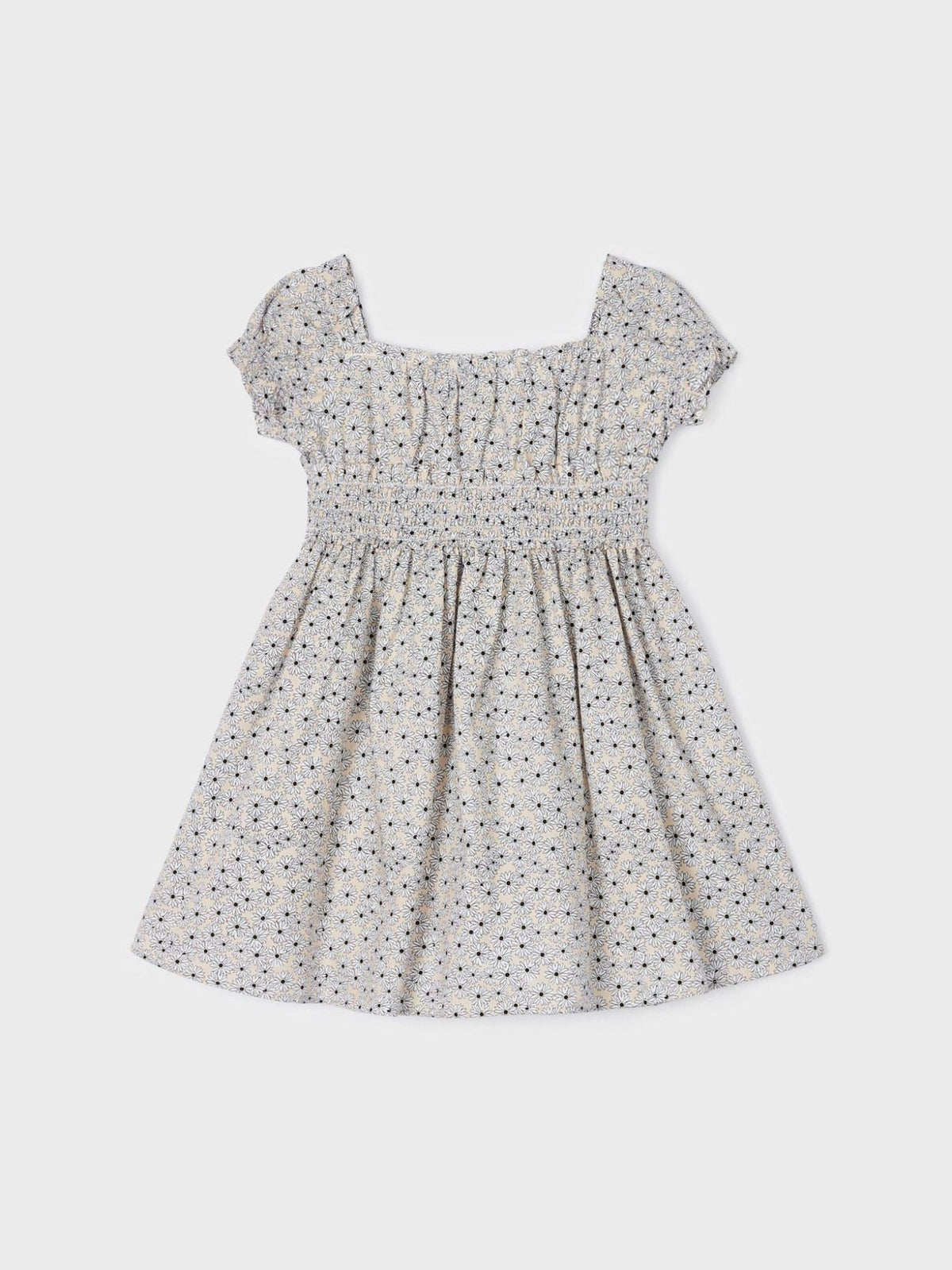 Vestido estampado Amêndoa (Bege)  para Menina - Mayoral