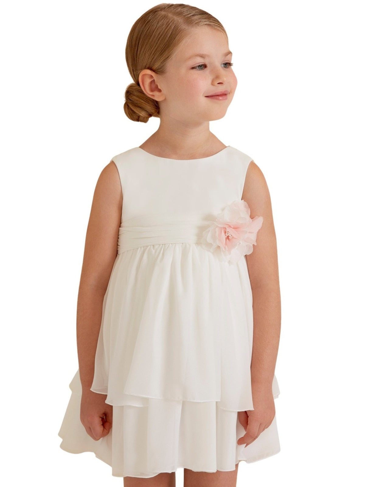 Vestido tule Branco (Branco)  para Menina - Abel & Lula