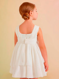 Vestido tule Branco (Branco)  para Menina - Abel & Lula