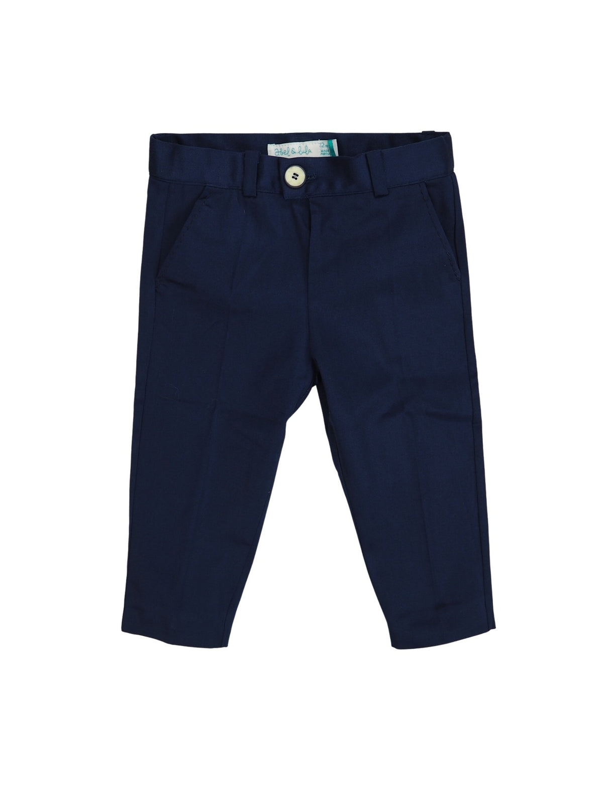 Calça saten Marinho (Marinho)  para Bebé Menino - Abel & Lula