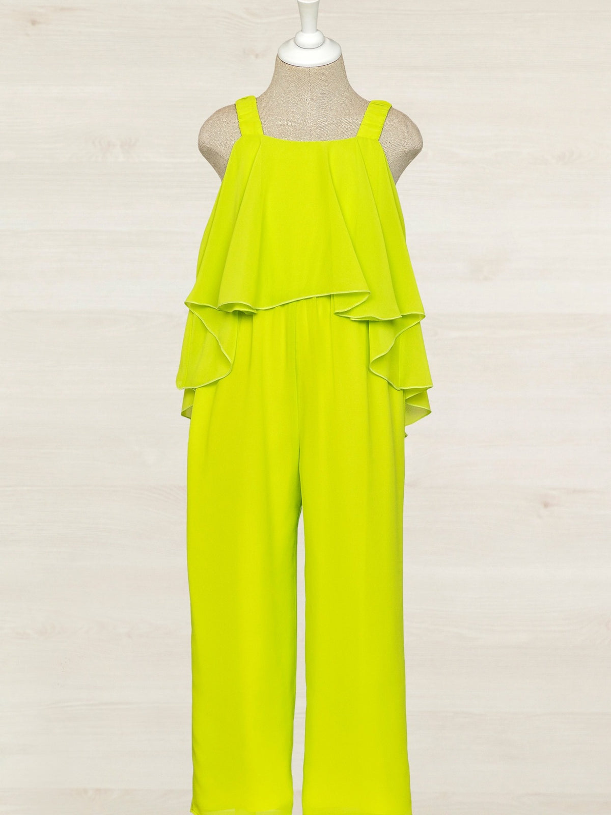 Macacão Lima (Verde Alface)  para Menina - Abel & Lula