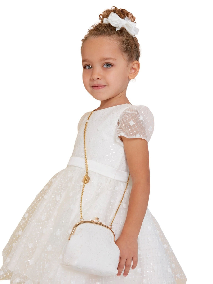 Bolsa tule lantejoulas Branco (Branco)  para Menina - Abel & Lula