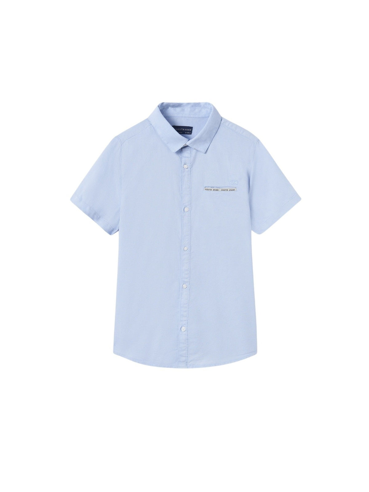 Camisa m/curta clássica Celeste (Celeste)  para Menino - Mayoral