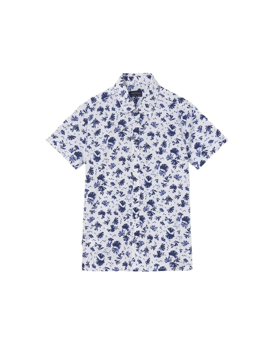 Camisa m/curta estampada Bco-marinh (Marinho)  para Menino - Mayoral