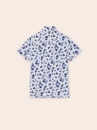 Camisa m/curta estampada Bco-marinh (Marinho)  para Menino - Mayoral