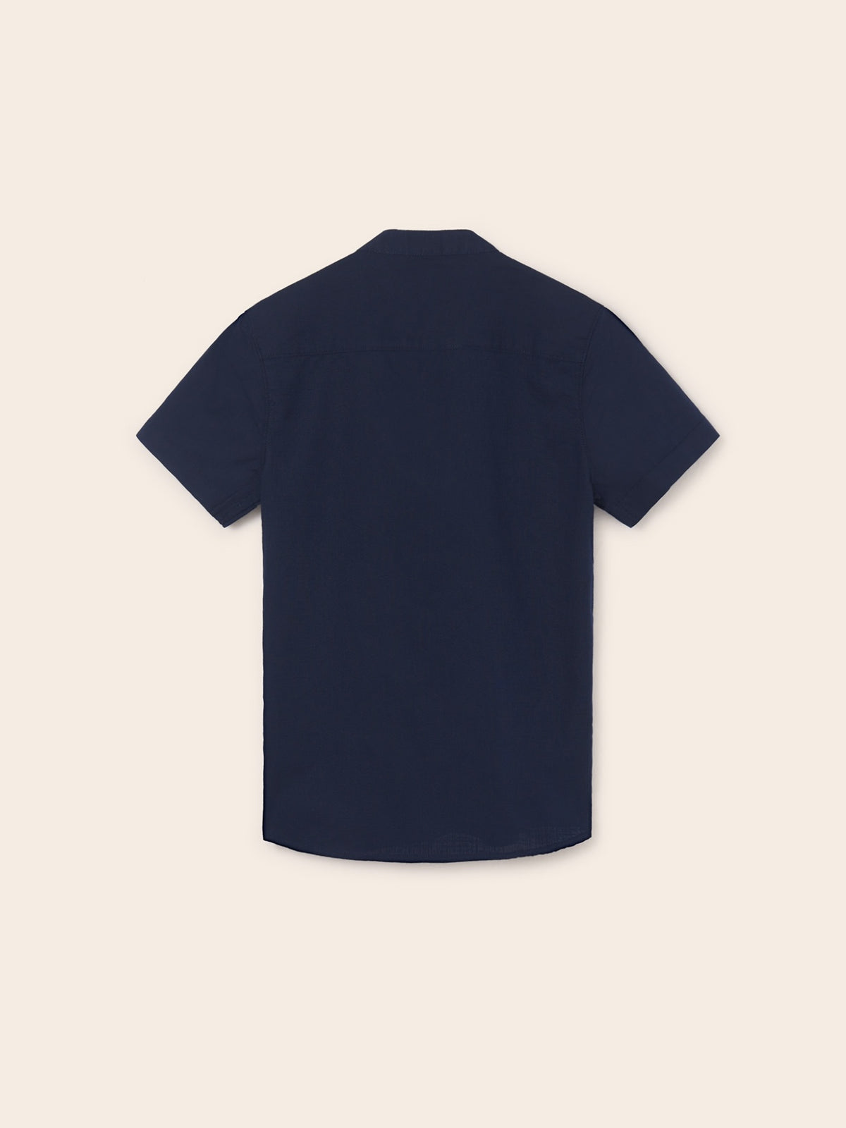 Camisa m/curta gola mao Marinho (Marinho)  para Menino - Mayoral