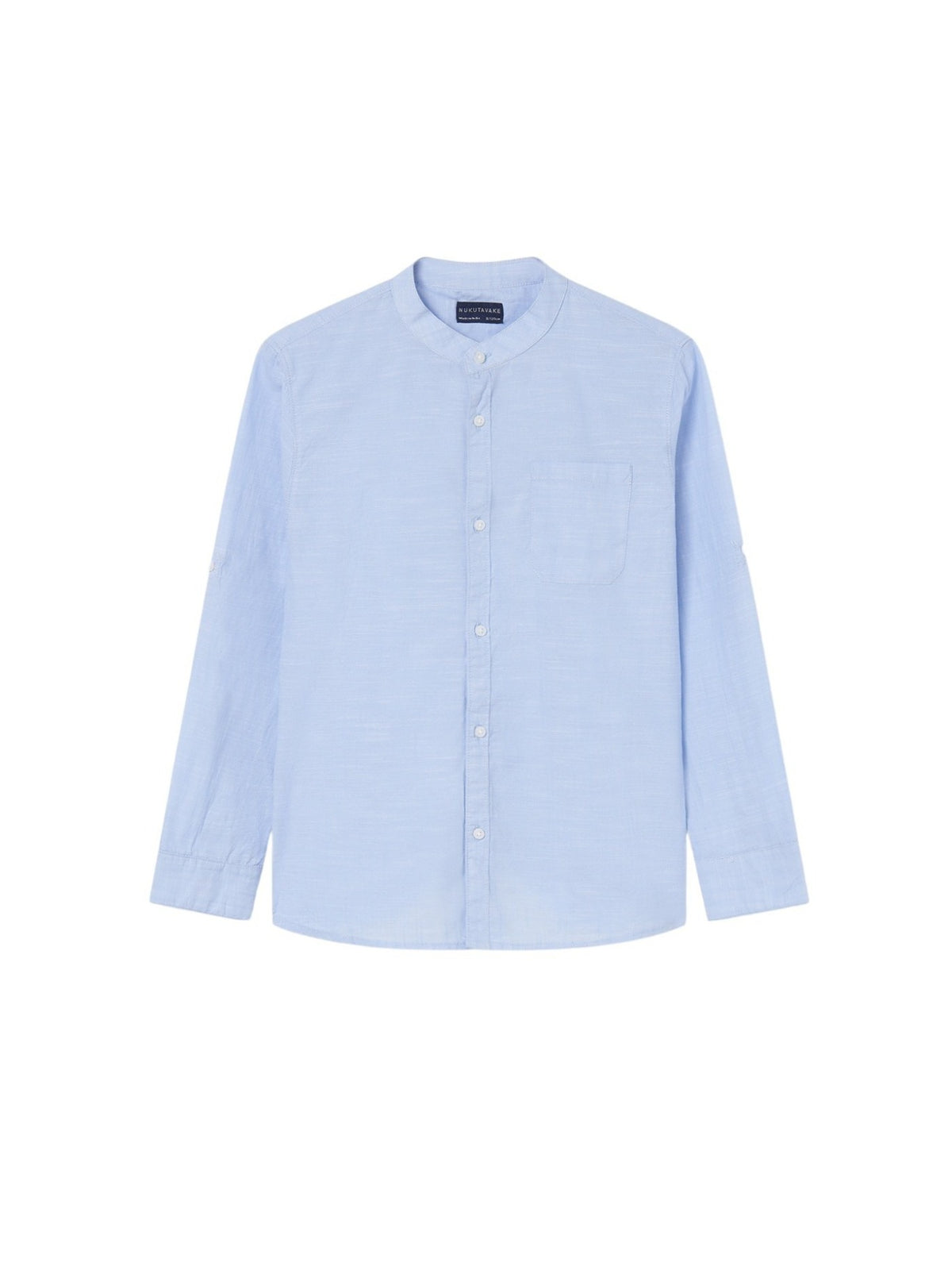 Camisa lisa m/comp. Celeste (Celeste)  para Menino - Mayoral