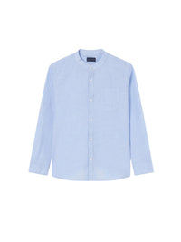 Camisa lisa m/comp. Celeste (Celeste)  para Menino - Mayoral