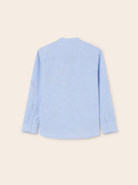 Camisa lisa m/comp. Celeste (Celeste)  para Menino - Mayoral