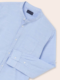 Camisa lisa m/comp. Celeste (Celeste)  para Menino - Mayoral