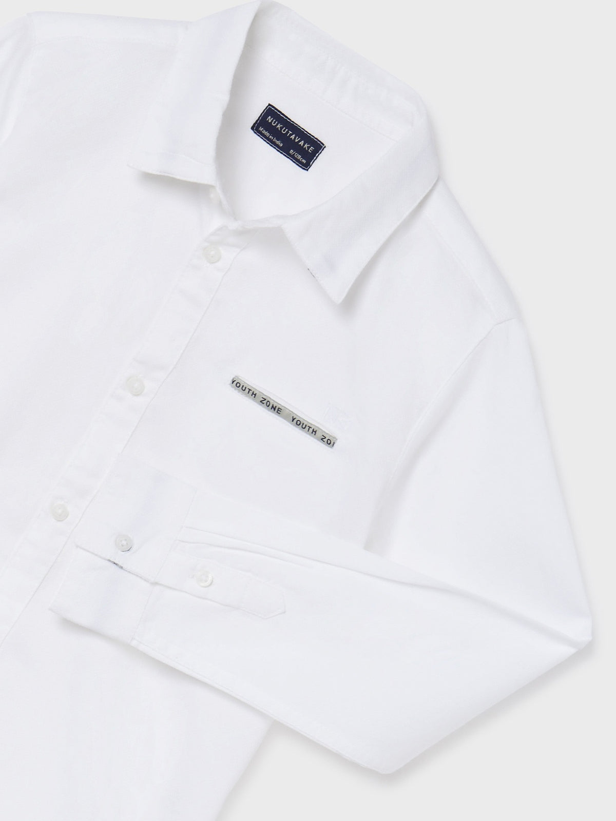 Camisa m/comp. vestir Branco (Branco)  para Menino - Mayoral