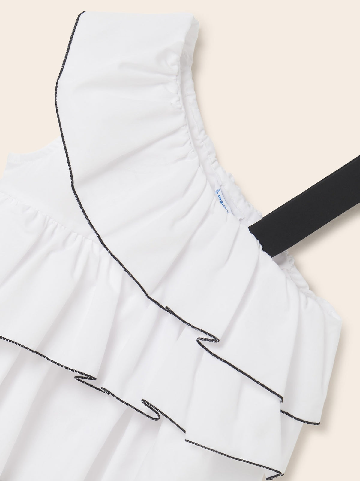 Túnica folhos Branco (Branco)  para Menina - Mayoral