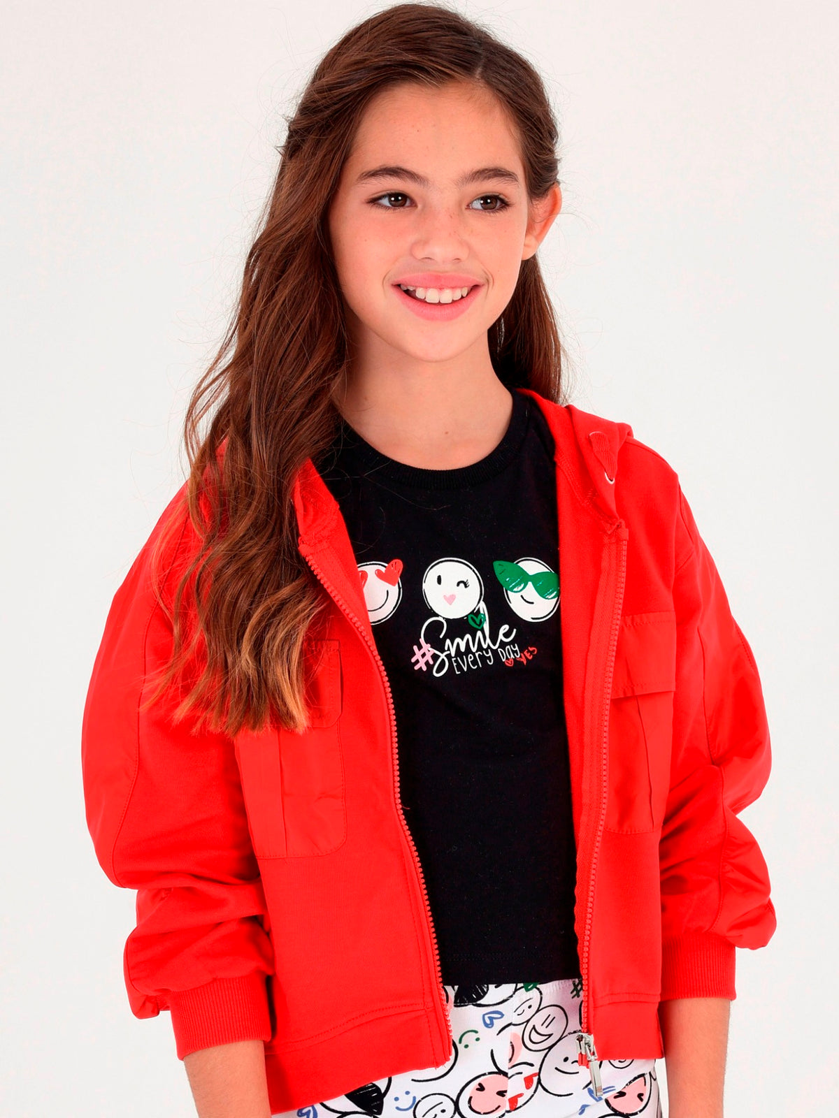 Casaco bolsos Vermelho (Vermelho)  para Menina - Mayoral