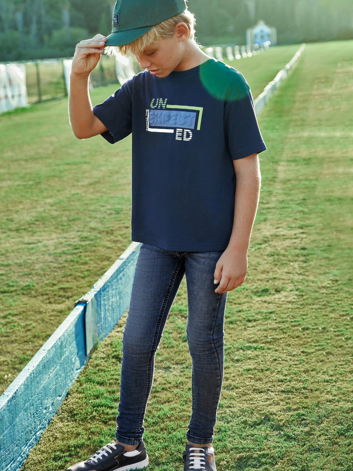 Calça ganga skinny fit Escuro (Marinho)  para Menino - Mayoral