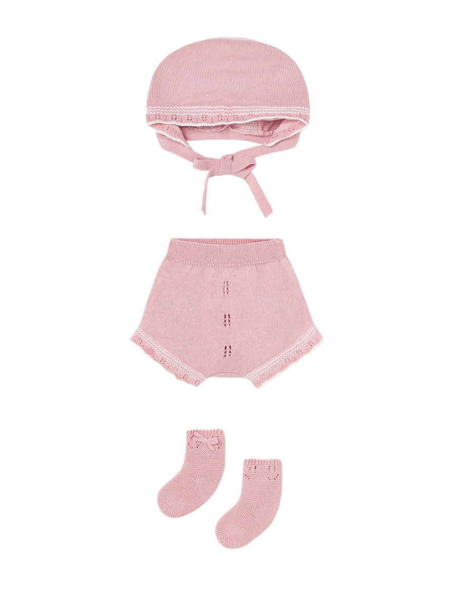 Set prenda tricô Rosette (Rosa)  para Bebé Menina - Mayoral