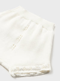 Set prenda tricô Crú (Creme / Pérola)  para Bebé Menina - Mayoral