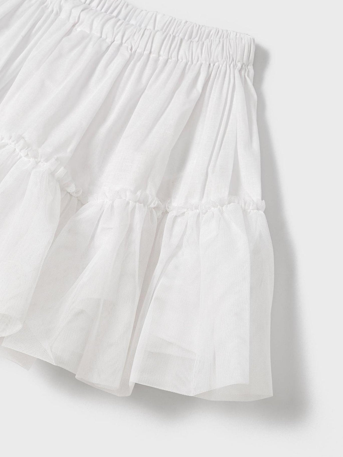 Saiote Branco (Branco)  para Menina - Mayoral